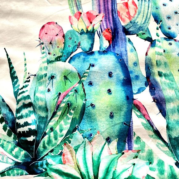 Tapestry Wall Art Floral Botanical Succulents Cactus Decorative Home Decor 60X78 - Picture 11 of 15